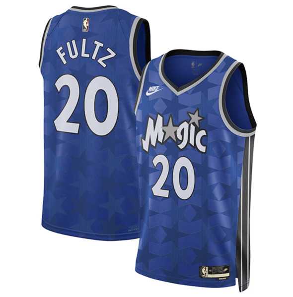 Mens Orlando Magic #20 Markelle Fultz Blue 2023-24 Classic Edition Stitched Basketball Jersey Dzhi->orlando magic->NBA Jersey